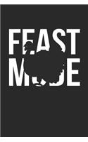 Thanksgiving Notebook - Feast Mode Journal - Thanksgiving Gift for Him and Her - Thanksgiving Diary