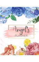 Angel's Planner: Monthly Planner 3 Years January - December 2020-2022 - Monthly View - Calendar Views Floral Cover - Sunday start