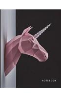 Notebook: Unicorn cover and Dot Graph Line Sketch pages, Extra large (8.5 x 11) inches, 110 pages, White paper, Sketch, Draw and Paint(1 Unicorn Notebook)