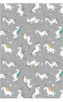 Unicorn Pattern - Mythical Creature 03: Blank Lined Notebook for Unicorn Lovers and Mythical Creatures Enthusiasts