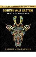 Malbücher für Erwachsene (Geheimnisvolle Wildtiere): Dieses Buch besteht aus 30 Malblätter, die zum Ausmalen, Einrahmen und/oder Meditieren verwendet werden können: Dieses Buch kann fotokopiert, gedruc(5 Malbücher Für Erwachsene)