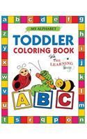 My Alphabet Toddler Coloring Book with The Learning Bugs