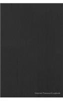 Internet Password Logbook