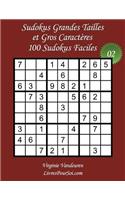 Sudokus Grandes Tailles et Gros Caractères - Niveau Facile - N°2