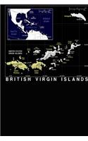 Modern Day Color Map of the British Virgin Islands Journal: Take Notes, Write Down Memories in this 150 Page Lined Journal