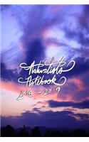 Naturalists Notebook 2018-2019: 6x9 Inch Lined Journal/Notebook designed with naturalists in mind - Beautiful Sunset, Pink, Blue, Nature, colorful, Calligraphy Art with Photography
