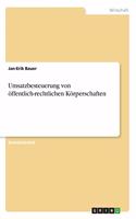 Umsatzbesteuerung von öffentlich-rechtlichen Körperschaften