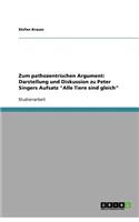 Zum pathozentrischen Argument