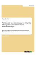 Verständnis und Umsetzung von Diversity Management in multinationalen Unternehmungen
