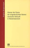 Glossar Der Etyma Der Eingedeutschten Namen Slavischer Herkunft in Niederosterreich