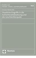 Staatliche Eingriffe in Die Aufsichtsratsbesetzung Und Die Geschlechterquote