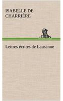 Lettres écrites de Lausanne