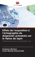 Effets de l'exposition à l'échographie de diagnostic prénatale sur le foetus de lapin