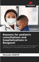 Reasons for pediatric consultations and hospitalizations in Bougouni