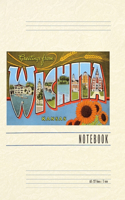 Vintage Lined Notebook Greetings from Wichita