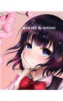 Amore & Anime: Manga da colorare - Manga e Anime da colorare - Ritratti di Anime e Manga innamorati - Libro antistress da colorare