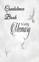In Loving Memory condolence funeral book