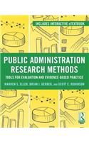 Public Administration Research Methods: Tools for Evaluation and Evidence-Based Practice