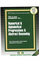 Numerical & Alphabetical Progressions & Abstract Reasoning