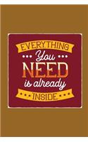 Everything You Need Is Already Inside: Journal