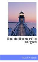 Deutsche Handschriften in England