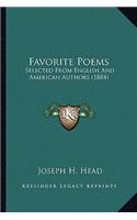 Favorite Poems