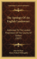 Apology Of An English Landowner