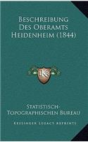 Beschreibung Des Oberamts Heidenheim (1844)