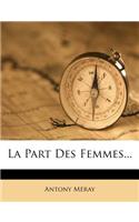 Part Des Femmes...