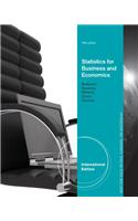 Statistics for Business and Economics