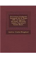Privremeni Gradjanski Postupnik Od 16. Rujna 1852, Za Ugarsku, Hrvatsku, Slavoniju, Srbsku Vojvodinu I Tamiki Banat...