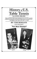 History of U.S. Table Tennis Volume 18