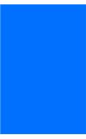 Journal Varsity Blue Color Simple Plain Blue