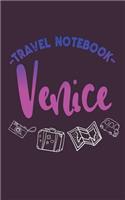 Travel Notebook Venice: Blank Vacation Planner & Organizer