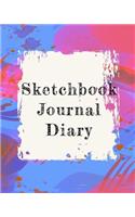 Sketchbook Journal Diary: Blank Doodle Draw Sketch Books