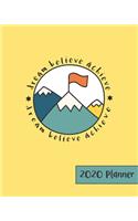Dream Believe Achieve 2020 Planner