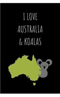 I Love Australia & Koalas