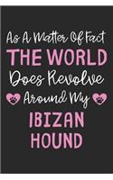 As A Matter Of Fact The World Does Revolve Around My Ibizan Hound