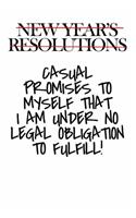 New year's resolutions funny quote notebook gift