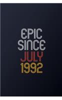 Epic Since July 1992