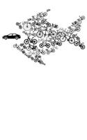 Umweltschutz Fahrrad Fisch