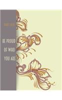 Diary 2020 Be Proud of Who You Are: 2020 diary, journal for women journal for men, writing journal, journals to write in, appointment diary, planner, organiser