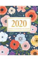2020 Weekly & Monthly Planner: Daily Weekly Monthly Yearly Calendar Planner - January 2020 through December 2020 - 12 Month Planner - 2020 Monthly Planner - To Do List - Academic 