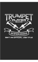 Trumpet player superhero
