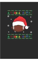 Ugly Christmas Football: Dotted Bullet Notebook (6" x 9" - 120 pages) Christmas Themed Notebook for Daily Journal, Diary, and Gift