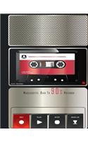 Musicassette Back To 90s Notebook