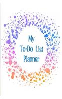 My To-Do List Planner: Boost Your Productivity and Plan Your Days Using a Unique Collection of To-Do Lists with a Orange Gradient Splash Design