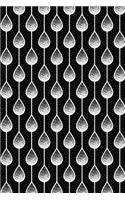 Journal Notebook Teardrops Pattern 11