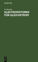 Elektromotoren Für Gleichstrom