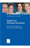 English for Personal Assistants